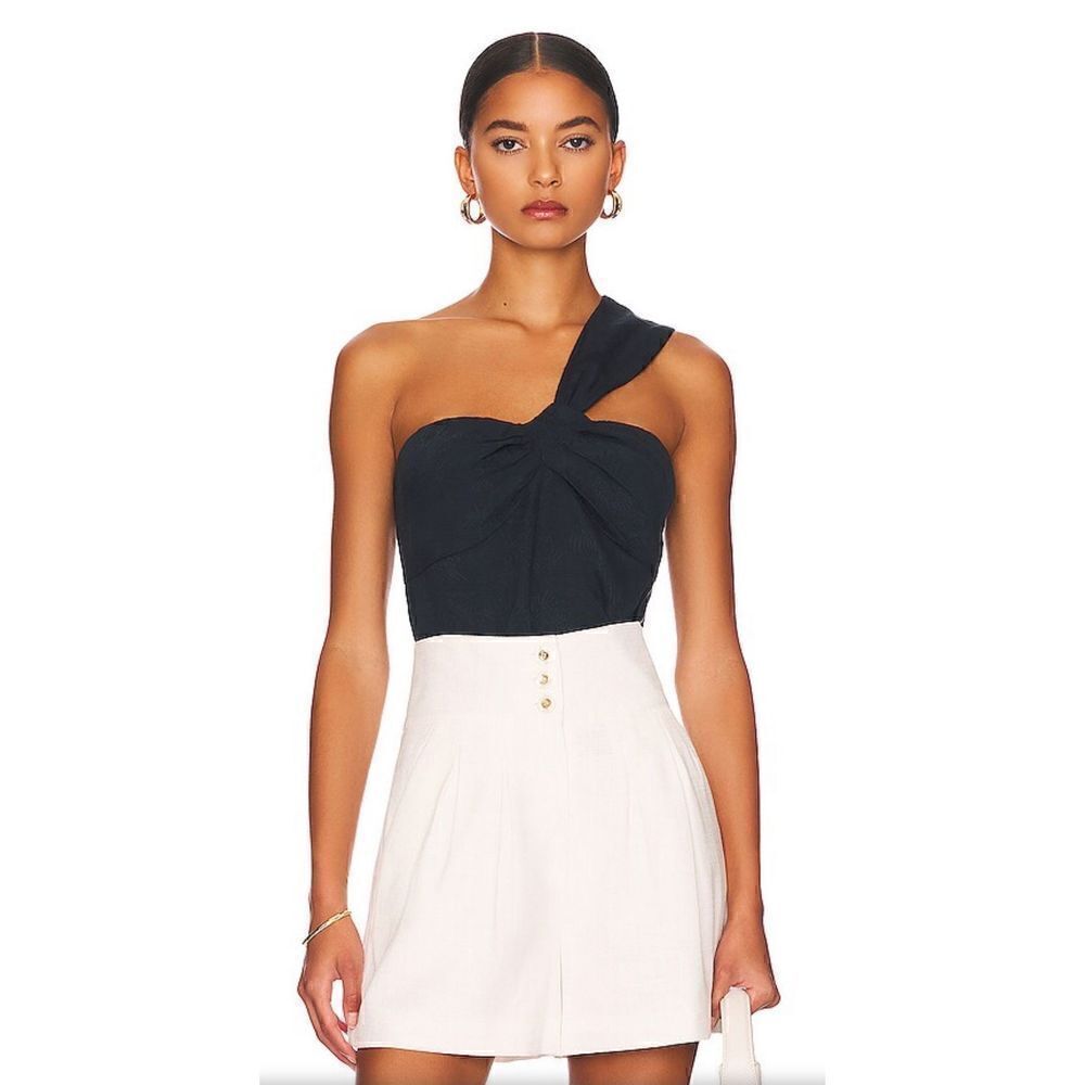 Veronica Beard Belinda Top in Ink NWT Size 10